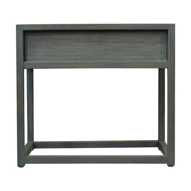 Shangmay Night Table in Teak Oil color