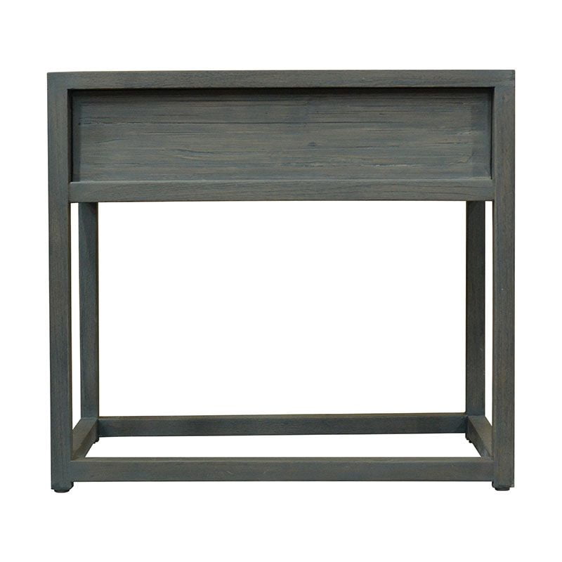 Shangmay Night Table in Teak Oil color