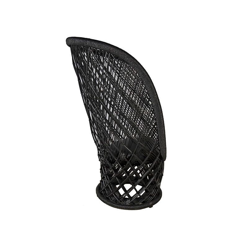 Rattan High Back Chair - Image 3