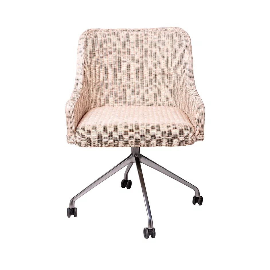 Rattan Office Desk Chair