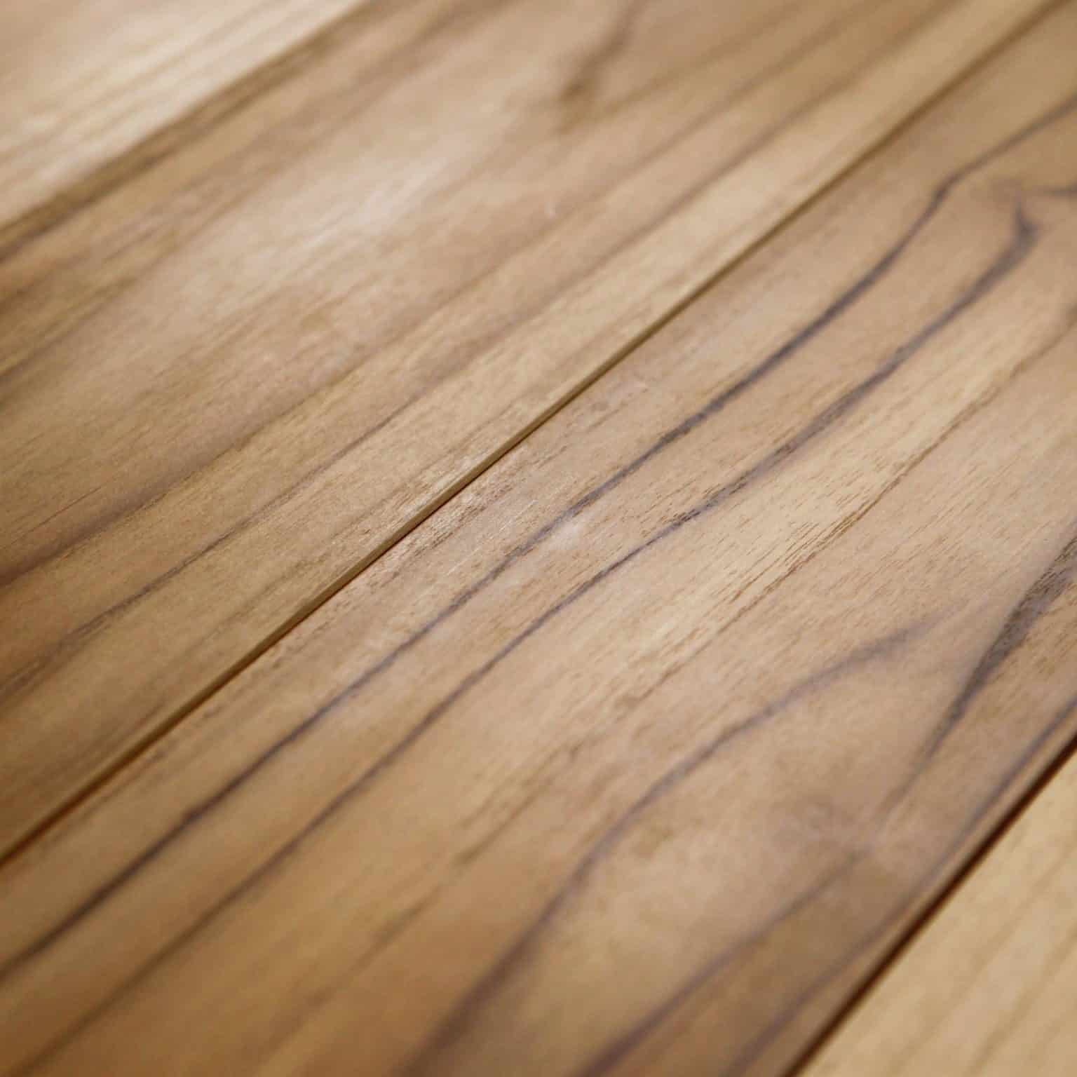 Solid Teak Wood Parquet 5x30x1.5 cm