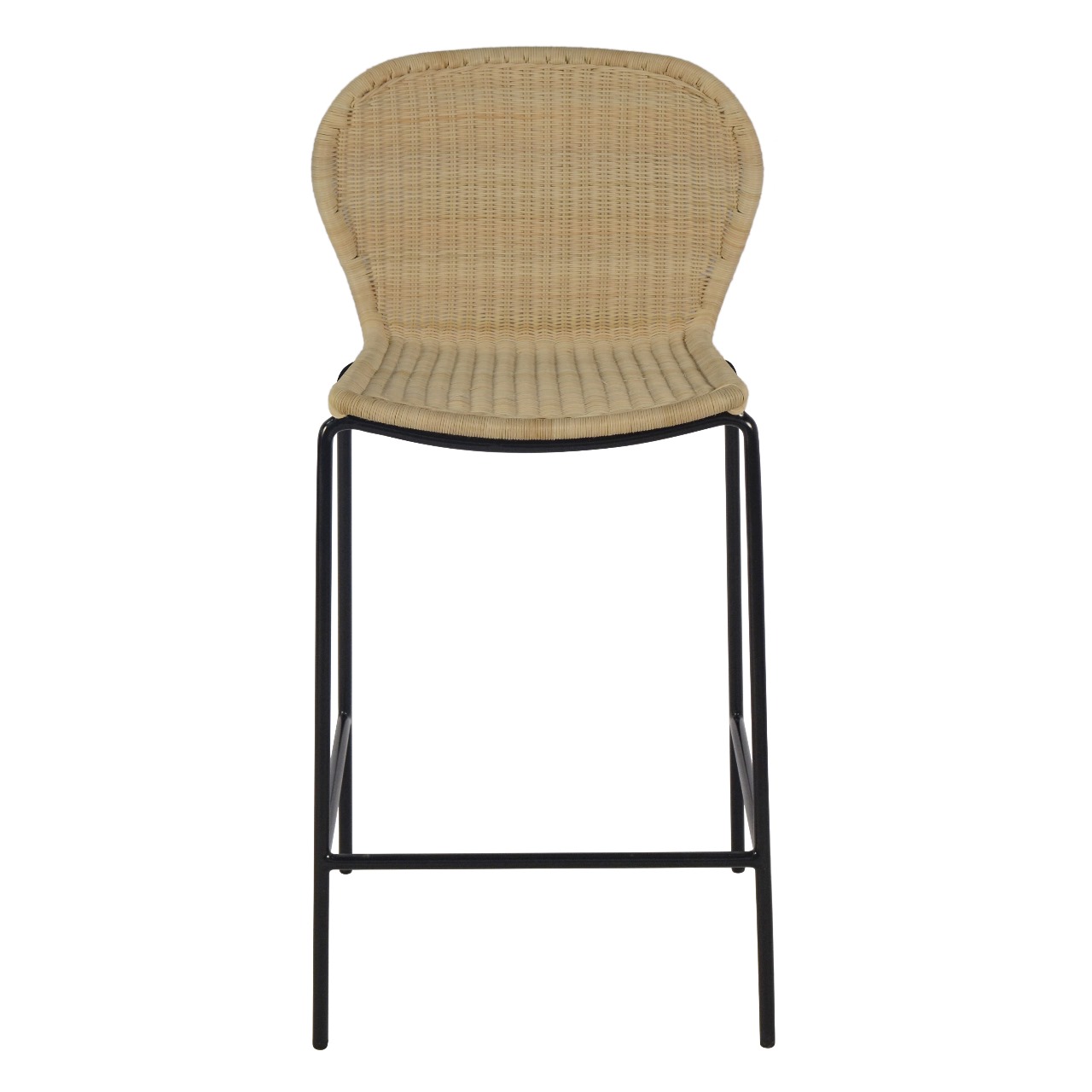 Rattan Stackable Bar Chair